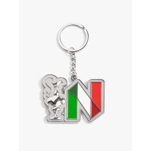 Portachiavi in Metallo Acciaio Inossidabile America's Cup 38, Moschettone alla Moda con Logo Napoli, in Lega per Chiavi - Product Image 1