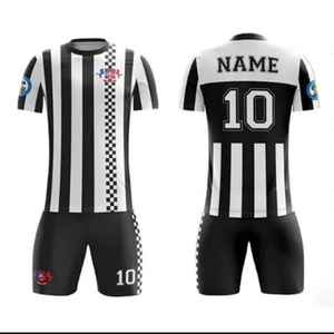 เสื้อเจอร์ซีย์ฟุตบอลของผู้ชายเสื้อเจอร์ซีย์ฟุตบอลลายตาข่ายสไตล์อเมริกัน - Product Image 2