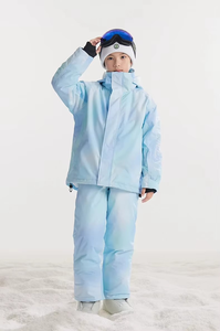 Traje de Esquí Térmico de Invierno Unisex de Talla Grande, Chaqueta Impermeable con Capucha y Pantalones, Conjunto Cortavientos para Snowboard con Cremallera - Product Image 2