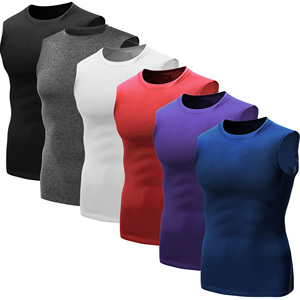Custom Embroidered Logo Eco-friendly Digital Printed Cotton Sleeveless Muscle Tank Top Women Men's Gym Fitness Bodybuilding - Product Image 2