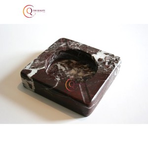 Cenicero para fumar de mármol hecho a mano, Color marrón oscuro, increíble, superventas, mesa, hogar, jardín, accesorios decorativos - Product Image 1