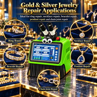 Soudeuse laser pour bijoux en or et argent, machine de soudage à impulsions YAG 60W pour atelier de réparation de bijoux avec système de microscope CCD