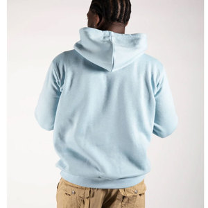 Sweat à capuche unisexe à la mode de couleur noire Next Level Hip Hop Oem Service pull en coton polaire à fermeture éclair hommes femmes unisexe vente en gros - Product Image 1