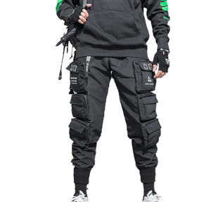 กางเกงคาร์โก้ขาตรงแบบหลวมกางเกงผ้าฝ้ายกางเกงคนงานทนทานต่อการฉีกขาดกางเกงใส่ทำงานกางเกงทำงาน - Product Image 5