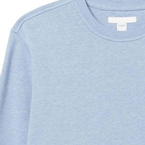 Sudadera de lana de algodón 100% con cuello redondo pesado para hombre, ropa de calle de gran tamaño de invierno, manga larga - Product Image 4