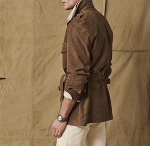 Chaqueta de Motocicleta Unisex de Lona Suave, Calidad Premium, Impermeable, Resistente al Viento, Ecológica, Estilo Vintage de Invierno con Detalle de Borlas - Product Image 2