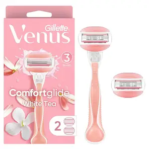 Gillette Venus Comfortglide Womens 3 Blade Razor w/2 Refills