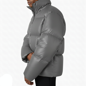 Chaqueta de Moda para Hombre, Nuevo Estilo, Chaqueta Ligera de Invierno para Hombre, Chaqueta de Plumón con Capucha Personalizable con Características Impermeables - Product Image 6