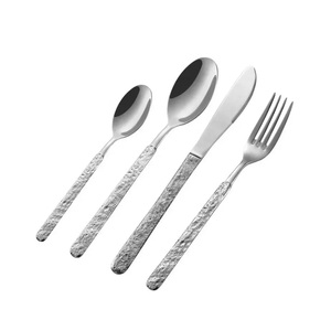 Luxury Modern Design Stainless Steel Mirror Polish Kitchen <b>Spoon</b> <b>Fork</b> Flatware <b>Set</b> for Restaurant <b>and</b> Hotel Use with Best Price - Product Image 1