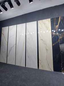 Dalle de porcelaine pierre 800x2400mm 800x3000mm Surface de marbre Standard sol blanc marbre intérieur carreaux de pierre frittée - Product Image 3