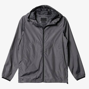 Nuevo diseño de lona Stand Collar impermeable transpirable de alta calidad Unisex Sport Windbreaker Jacket para primavera todas las estaciones - Product Image 1