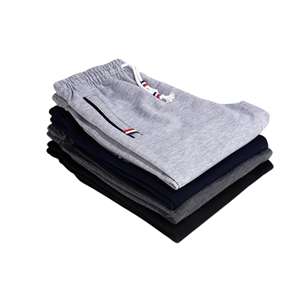 กางเกงวอร์มผ้าคอตตอนโพลีเอสเตอร์สำหรับผู้ชาย,กางเกงวอร์มทรงหลวมกางเกงวิ่งกางเกงวอร์มเล่นกีฬายิมสำหรับผู้ชาย - Product Image 6