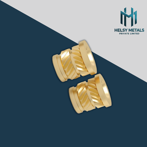 น็อตเกลียวทองเหลืองกลึงด้วยเครื่อง CNC ทนทาน ป้องกันการหมุน สำหรับการประกอบพลาสติกด้วยการอัดด้วยคลื่นอัลตราโซนิกและการยึดด้วยความร้อน - Product Image 6