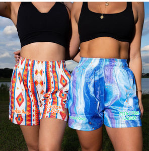 Shorts de sport en maille pour hommes en gros, logo personnalisé, service OEM vintage, séchage rapide, respirants, écologiques - Product Image 5