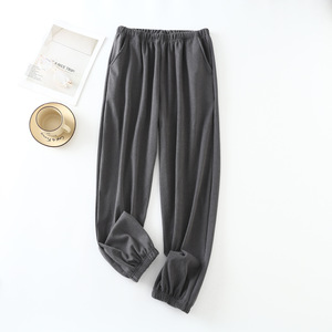 2025 Top Design taille haute jambe large pantalon pour femmes meilleure qualité respirant couleur unie femmes pantalon en bas quantité minimale de commande - Product Image 3