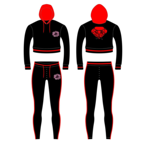 Chándal de mujer de algodón informal personalizado al por mayor, chándal de mujer con estampado liso - Product Image 1