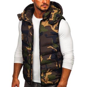 2024 chalecos acolchados con cremallera a prueba de viento sin mangas impermeables de calidad superior más vendidos ropa de invierno informal Reversible para - Product Image 5