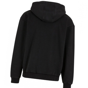 เสื้อฮู้ดซิปผู้ชาย OEM คุณภาพสูง 100% หนา 180 กรัม สีดำวินเทจ ล้างสีเรียบ กันน้ำ สำหรับฤดูหนาว สกรีนโลโก้ได้ตามสั่ง สไตล์สตรีทแวร์ - Product Image 6
