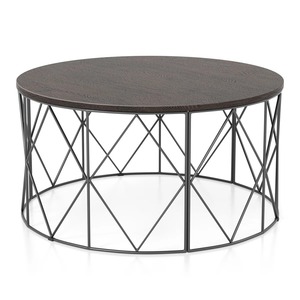 Mesa de Centro Moderna y Ecológica para Dormitorio o Estudio, Mesa Auxiliar Redonda de Metal para Sofá, Muebles para el Hogar y la Sala de Estar - Product Image 2