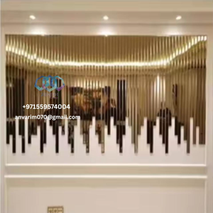 Paneles de pared de espejo decorativos de lujo para diseño de interiores y proyectos hoteleros EAU KSA Qatar Bahrein Kuwait Omán China EE. UU. Exportación - Product Image 5