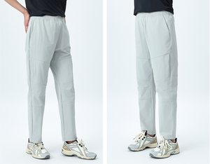 Summer <b>Men's</b> <b>Casual</b> Straight Long Pants Loose <b>Linen</b> <b>Trousers</b> Beach Breathable Quick Dry <b>Trousers</b> - Product Image 3