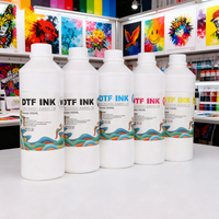 Tinta DTF Bersertifikasi OEKO-TEX Enlite 1000ml Tinta Pigmen untuk Printer Epson I3200 XP600 L1800 L805 L1300 Anti-penyumbatan Tinta CMYK Putih