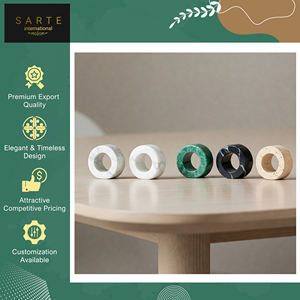 ห่วงรัดผ้าเช็ดปากปรับแต่งได้ทำมือปรับแต่งได้ทำมือสุดหรูของตกแต่งโต๊ะแต่งงานสมัยใหม่เป็นมิตรกับสิ่งแวดล้อม - Product Image 3