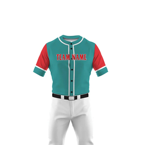 Nuevo Uniforme de Béisbol Personalizado 100% Poliéster, Manga Corta, Unisex, Cómodo, Ligero, Impresión por Sublimación de Alta Calidad - Product Image 4