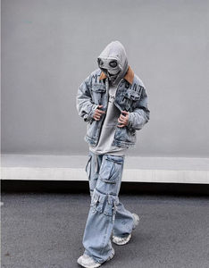 Pantalon Cargo Personnalisé Multi-Poches, Jean Baggy pour Homme, Logo Personnalisable, Meilleure Vente, Bonne Qualité, OEM - Product Image 5