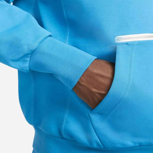 เสื้อฮู้ดผู้ชายสำหรับฤดูใบไม้ร่วงผ้าคอตตอนผสมแบบถักลายสีทึบออกแบบโลโก้ได้เอง - Product Image 2