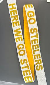 Customizable Golden and <b>Black</b> Seed Beaded <b>Lanyard</b> New Style Game Day Strap Bag/Belt Made in India for Wedding and New Year Use - Product Image 4