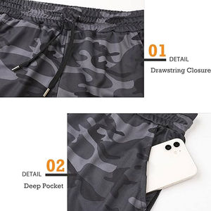 Pantalones Cortos Deportivos de Lona de Alta Calidad, Estilo Nuevo, Estampados, 100% Poliéster, Transpirables, Ecológicos, de Secado Rápido, Casuales, de Primera Calidad - Product Image 4