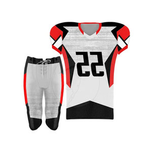 Uniforme de football américain à manches courtes respirant personnalisé en gros à prix avantageux pour adultes unisexes - Meilleur prix - Product Image 6