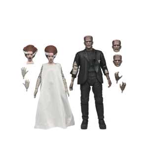 Monstruos Universales: La Novia de Frankenstein, Paquete de 2 Figuras de Plástico Nuevas, Diseño de Personajes de Dibujos Animados para Coleccionar, Accesorio de Anime en Caja - Product Image 5