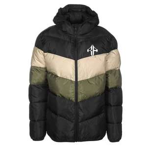 Chaqueta acolchada con cremallera estampada, nueva chaqueta de invierno con logotipo personalizado más vendida, 100% poliéster transpirable de ATLANTIC - Product Image 1