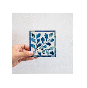 Simple Design of Hotel Kitchen and square Shape <b>Mother</b> of Pearl Inlay coaster with Handmade Use Best Quality Piece - Product Image 1