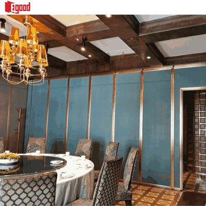Egood Vách ngăn phòng cao hiện đại vách ngăn di chuyển tạm thời Vách ngăn phòng cách âm bằng gỗ gấp - Product Image 2