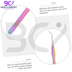 2 pièces Outils de séparation pour cils, pour rehaussement de cils, retrait de cils, extensions, recourbe-cils, kit d'outils pour cils, outil de greffage - Product Image 6