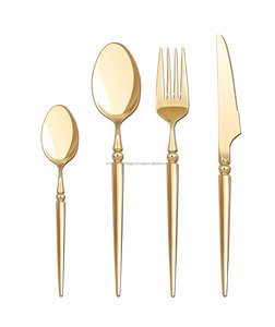 Ensemble de couverts de luxe en acier inoxydable doré 18/10 ensembles de couverts de cuisine - Product Image 6