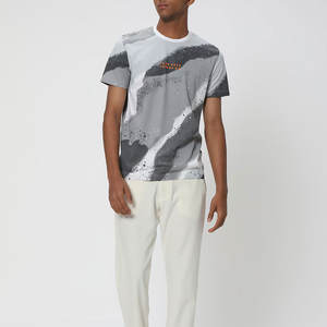 Personalizar el color y el tamaño de calidad superior de los hombres de pantalla impresa camiseta mejor ropa de verano nuevo artículo Top hombres pantalla impresa camiseta - Product Image 5