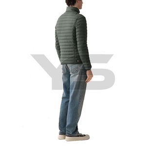 Blousons d'aviateur sur mesure pour hommes logos personnalisés hiver imperméable respirant taille plus col montant fermeture éclair couleur unie - Product Image 4