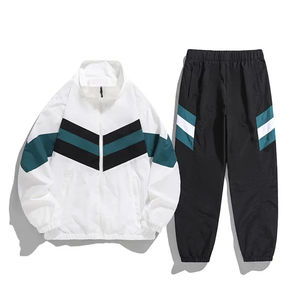 Ensemble coupe-vent personnalisé deux pièces de qualité supérieure pour hommes et femmes, coupe-vent personnalisé en nylon - Product Image 4