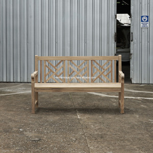 Vilano-Banco de madera maciza de 5 pies para exteriores, muebles de teca para jardín, Hotel fino de gran calidad, complejo turístico, suelto, de Japón, China, EE. UU. - Product Image 2