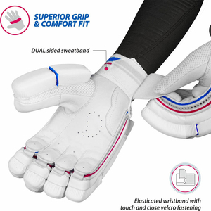 Accesorios de uso de arrastre deportivo cosido reforzado Guantes de bateo de cricket Servicio OEM más vendido Guantes y mitones de cricket - Product Image 4