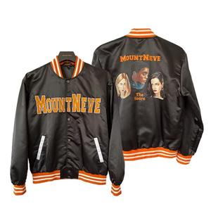 Chaqueta Bomber de Satén Personalizada para Hombre, de Alta Calidad, Estilo Urbano, Venta al Por Mayor, ODM OEM - Product Image 2