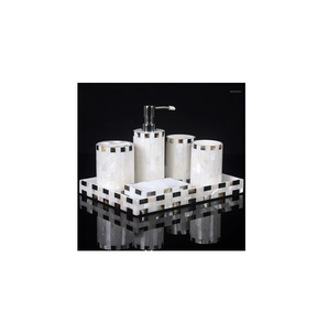 Conjunto de baño de resina de la mejor calidad, accesorios modernos para hotel y baño, producto en oferta, muestra gratis, 100% - Product Image 3