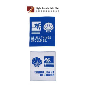 Étiquettes tissées personnalisées de qualité abordable, étiquettes en tissu personnalisées pour les produits de bricolage d'entreprise avec le logo de votre entreprise - Product Image 2