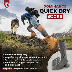Calcetines Deportivos de Secado Rápido para Exteriores de Calidad de Exportación Dominance - Product Image 5