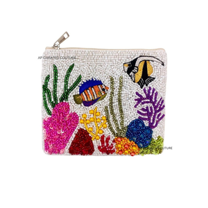Petit sac à main en coton pour femmes et filles, pour amoureux des girafes, avec perles, thème animal - Product Image 4