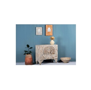 Spacious Traditional Charm <b>Wooden</b> Living Room Cabinet Extendable <b>Shelves</b> Sturdy Doors Functional Home Furniture for Timeless - Product Image 4